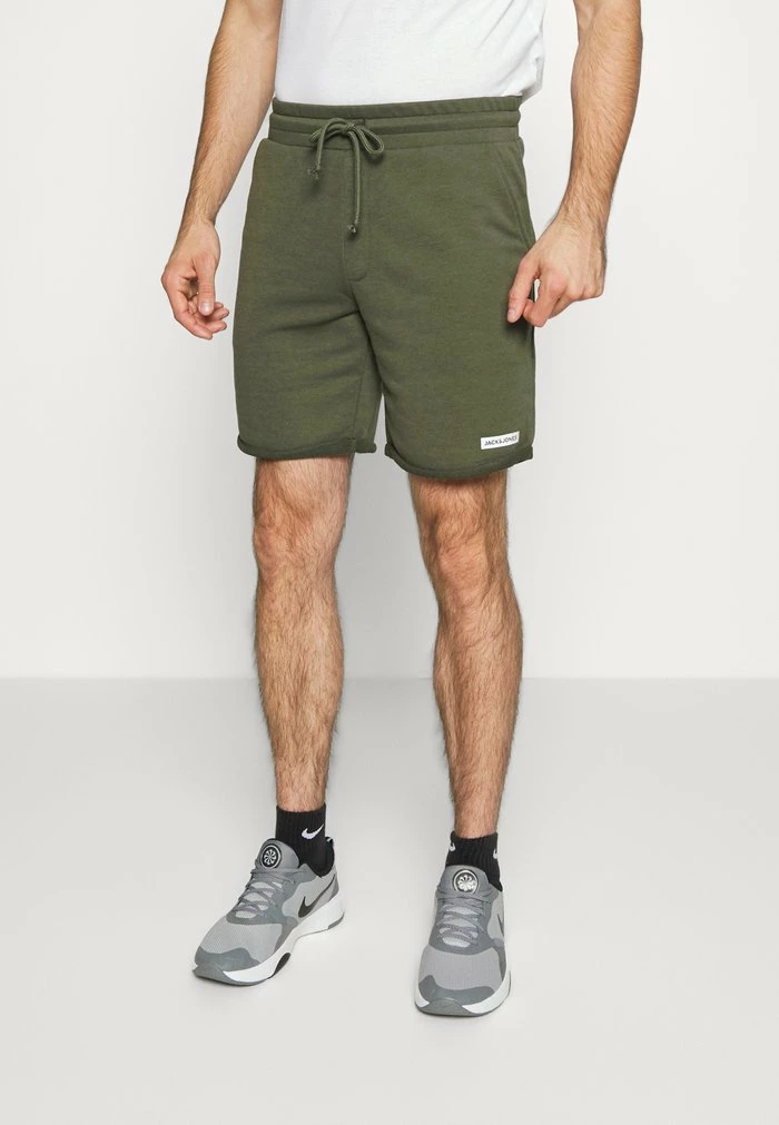 Jack & Jones JJIZFRENCH TERRY SHORTS - Sports Shorts - Forest Knight 1 Jack & Jones JJIZFRENCH TERRY SHORTS - Sports Shorts - Forest Knight