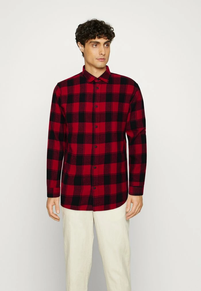Jack & Jones JJPLAIN AUTUMN - Shirt - Brick Red 1 Jack & Jones JJPLAIN AUTUMN - Shirt - Brick Red