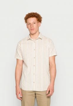 Jack & Jones JCODEN PATRICK STRIPE - Shirt - Oxford Tan