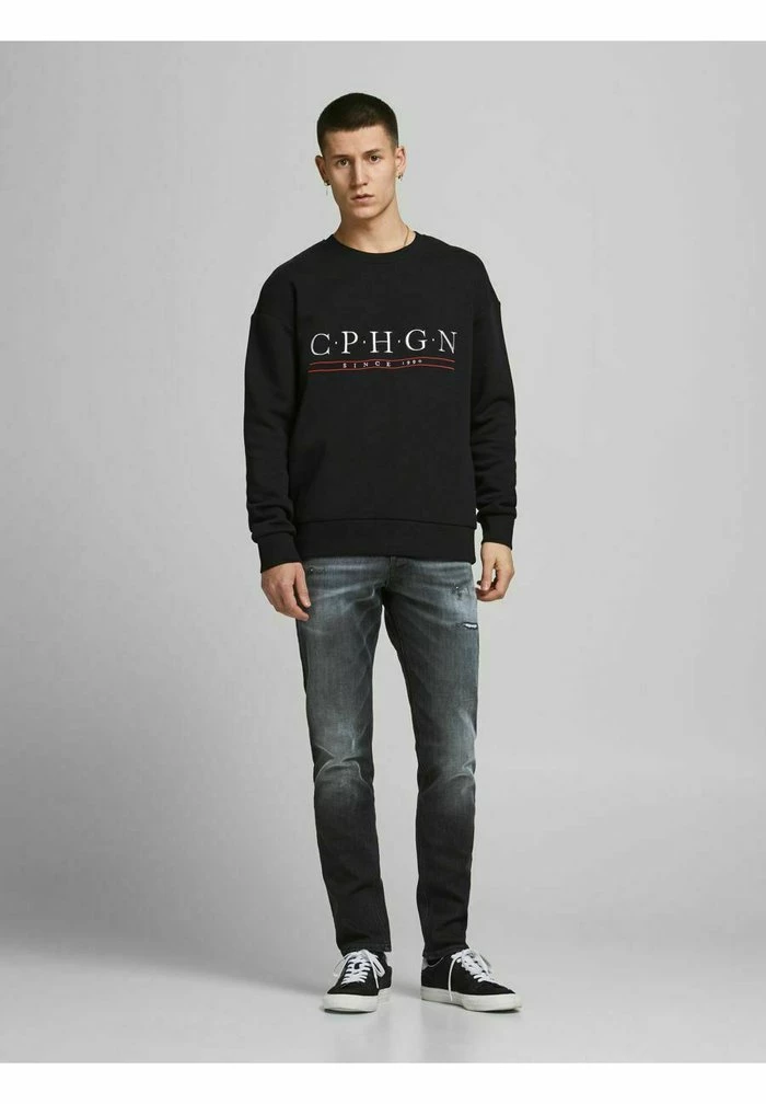 Jack & Jones Slim Fit Jeans - Blue Denim 2 Jack & Jones Slim Fit Jeans - Blue Denim - Image 2