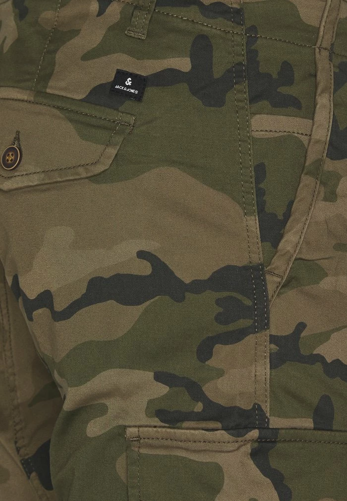 Jack & Jones JJIPAUL JJFLAKE - Cargo Trousers - Olive Night 3 Jack & Jones JJIPAUL JJFLAKE - Cargo Trousers - Olive Night - Image 3