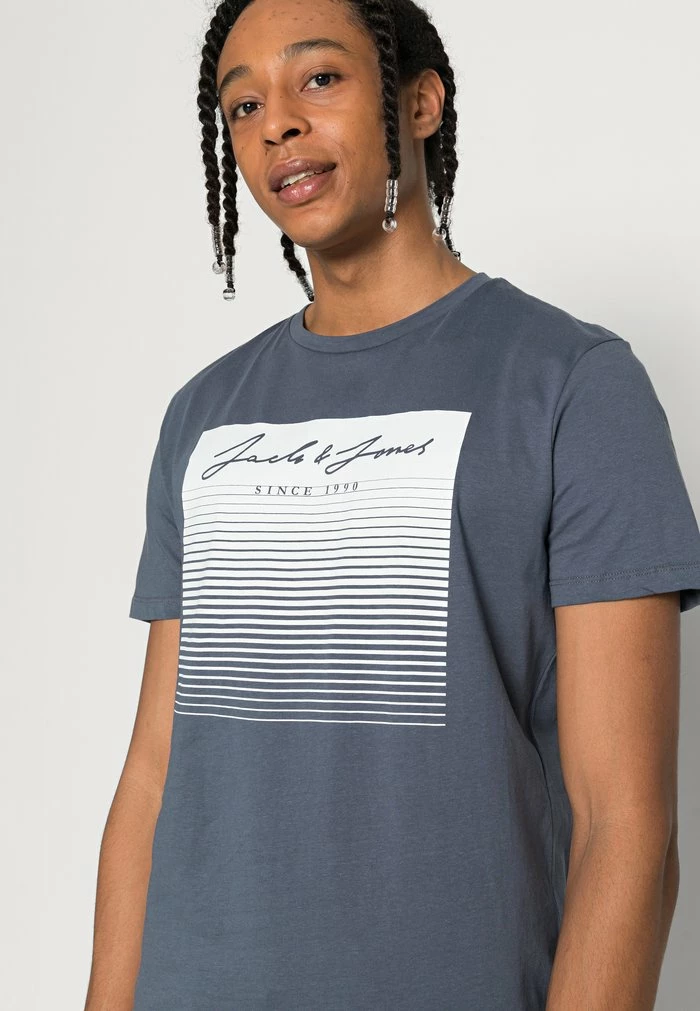 Jack & Jones JJSTOKE TEE - Print T-shirt - Grisaille 5 Jack & Jones JJSTOKE TEE - Print T-shirt - Grisaille - Image 5