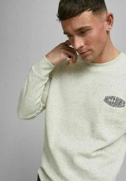 Jack & Jones Sweatshirt - White Melange 11 Jack & Jones Sweatshirt - White Melange -Jack & Jones Shop 24b7faf0637d41cb94f241747041092e