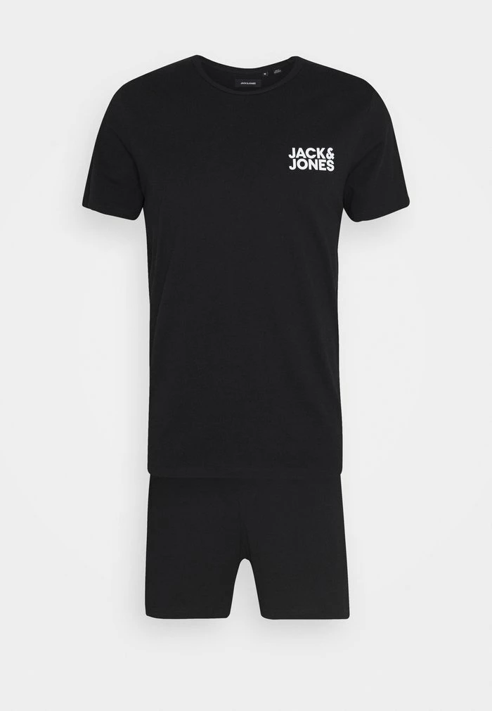 Jack & Jones JACLOUNGE SHORT SET - Pyjama Set - Black 5 Jack & Jones JACLOUNGE SHORT SET - Pyjama Set - Black - Image 5