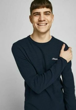 Jack & Jones JORPAUL TONS CREW NECK DETAIL - Jumper - Navy Blazer 10 Jack & Jones JORPAUL TONS CREW NECK DETAIL - Jumper - Navy Blazer -Jack & Jones Shop 2541fa88bb9d4e3286cd1c4fd1a55c1a