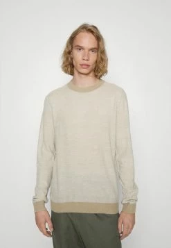 Jack & Jones JJBILLY CREW NECK - Jumper - Crockery/cloud Dancer