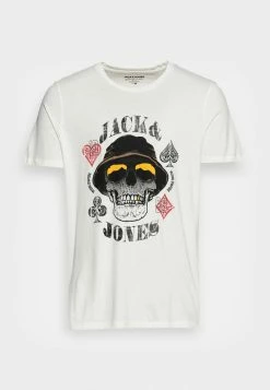 Jack & Jones JORCAPTAIN TEE CREW NECK - Print T-shirt - Cloud Dancer -Jack & Jones Shop 258854eeb35848a4a7f2a40930bf246b