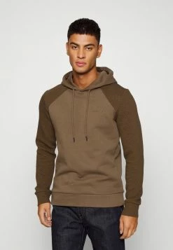 Jack & Jones JCOSTAPLE QUILT HOOD - Hoodie - Desert Palm