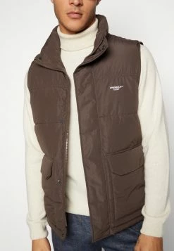 Jack & Jones JORSENCE BODYWARMER - Waistcoat - Seal Brown -Jack & Jones Shop 25cfb561dd0148ab99c376f5f6713c91