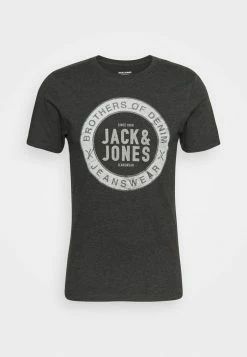 Jack & Jones Print T-shirt - Dark Grey Melange