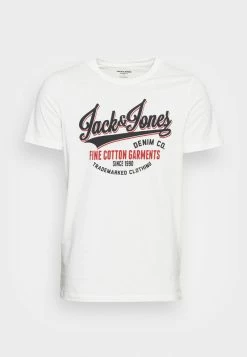 Jack & Jones JJELOGO TEE NECK - Print T-shirt - Cloud Dancer -Jack & Jones Shop 270cf69a23d44cbcacb7c304930e6750