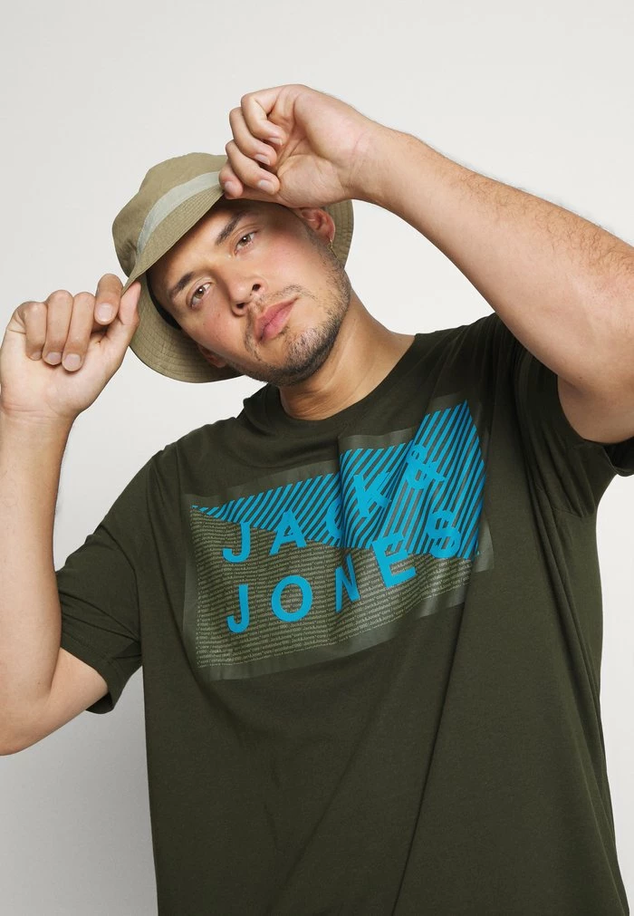 Jack & Jones JCOSHAWN TEE CREW NECK - Print T-shirt - Forest Night 4 Jack & Jones JCOSHAWN TEE CREW NECK - Print T-shirt - Forest Night - Image 4