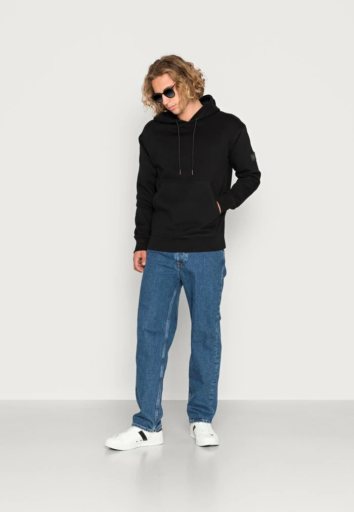 Jack & Jones JCOCLASSIC WAFFLE UNISEX - Hoodie - Black 2 Jack & Jones JCOCLASSIC WAFFLE UNISEX - Hoodie - Black - Image 2