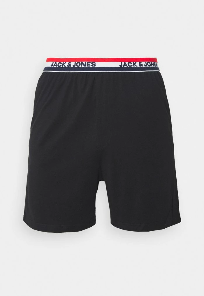 Jack & Jones JACLOUNGE SHORT SET - Pyjama Set - Black/white 4 Jack & Jones JACLOUNGE SHORT SET - Pyjama Set - Black/white - Image 4