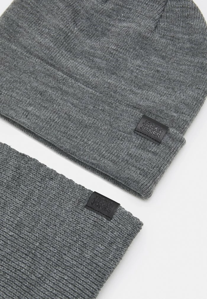 Jack & Jones JACJOLLY GIFTBOX SET - Scarf - Grey Melange 5 Jack & Jones JACJOLLY GIFTBOX SET - Scarf - Grey Melange - Image 5