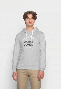 Jack & Jones JJHERRO - Hoodie - Light Grey Melange