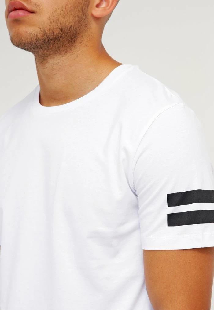 Jack & Jones JCOBORO CREW NECK SLIM FIT - Print T-shirt - White 5 Jack & Jones JCOBORO CREW NECK SLIM FIT - Print T-shirt - White - Image 5