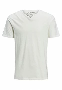 Jack & Jones JJESPLIT NECK TEE - Basic T-shirt - Cloud Dancer -Jack & Jones Shop 28f64d9c0cac4f04ae9bd9002611f013