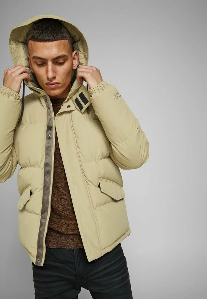 Jack & Jones JCOTRANT - Winter Jacket - Cornstalk 4 Jack & Jones JCOTRANT - Winter Jacket - Cornstalk - Image 4