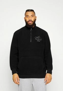 Jack & Jones JOREVERST HIGH NECK ZIP - Hoodie - Black