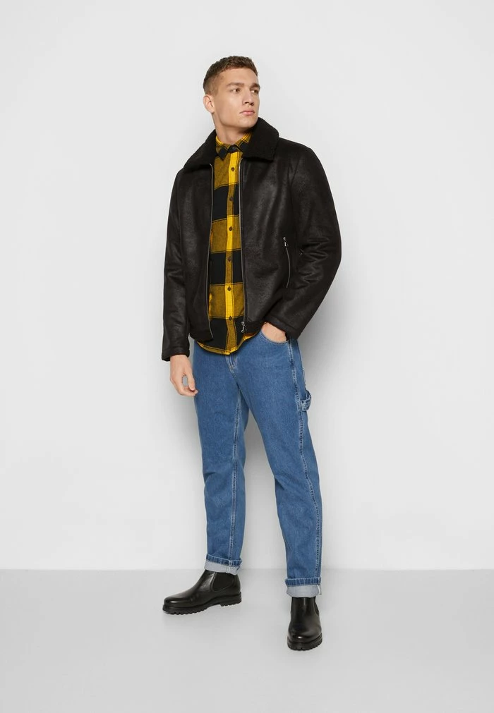 Jack & Jones JJEAGLE JACKET - Faux Leather Jacket - Black 2 Jack & Jones JJEAGLE JACKET - Faux Leather Jacket - Black - Image 2