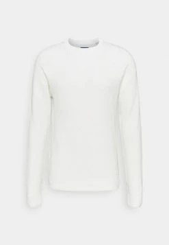 Jack & Jones JORBRINK CREW NECK - Jumper - Cloud Dancer