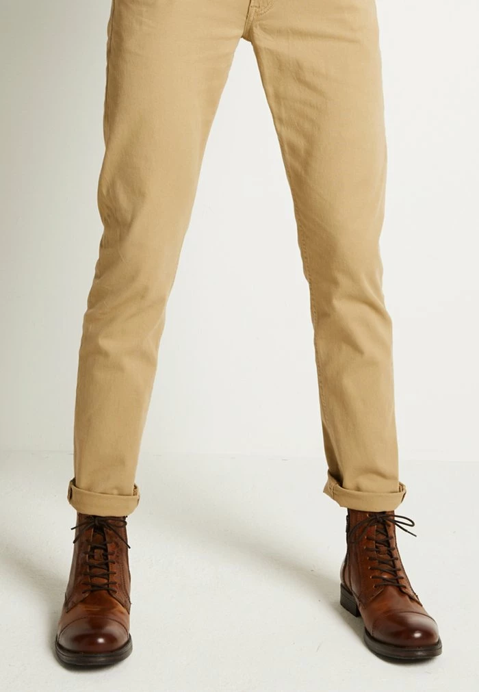 Jack & Jones JFWRUSSEL - Lace-up Ankle Boots - Cognac 4 Jack & Jones JFWRUSSEL - Lace-up Ankle Boots - Cognac - Image 4