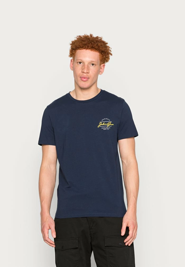 Jack & Jones JORELDEN - Print T-shirt - Navy Blazer 1 Jack & Jones JORELDEN - Print T-shirt - Navy Blazer