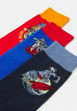 Alternative view of Jack & Jones JACEUSTACE SOCK 5 PACK - Socks - Navy Blazer/true Red/classic Blue/dark Cheddar/hawthorn Rose