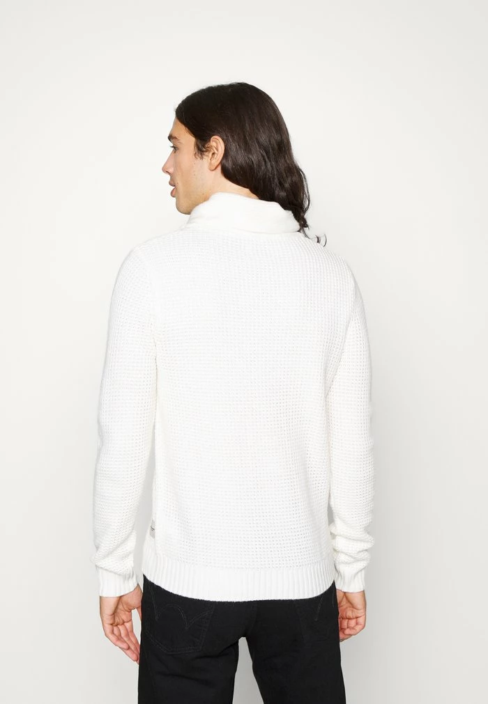 Jack & Jones JJENICK SHAWL NECK - Jumper - Cloud Dancer 3 Jack & Jones JJENICK SHAWL NECK - Jumper - Cloud Dancer - Image 3