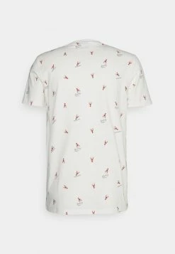 Alternative view of Jack & Jones JORPOSITANO AOP TEE - Print T-shirt - Cloud Dancer