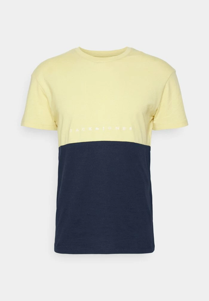 Jack & Jones JORCOPENHAGEN BLOCK TEE CREW NECK - Print T-shirt - Yellow 5 Jack & Jones JORCOPENHAGEN BLOCK TEE CREW NECK - Print T-shirt - Yellow - Image 5