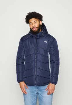 Jack & Jones JCOBLOCK PUFFER - Winter Jacket - Navy Blazer