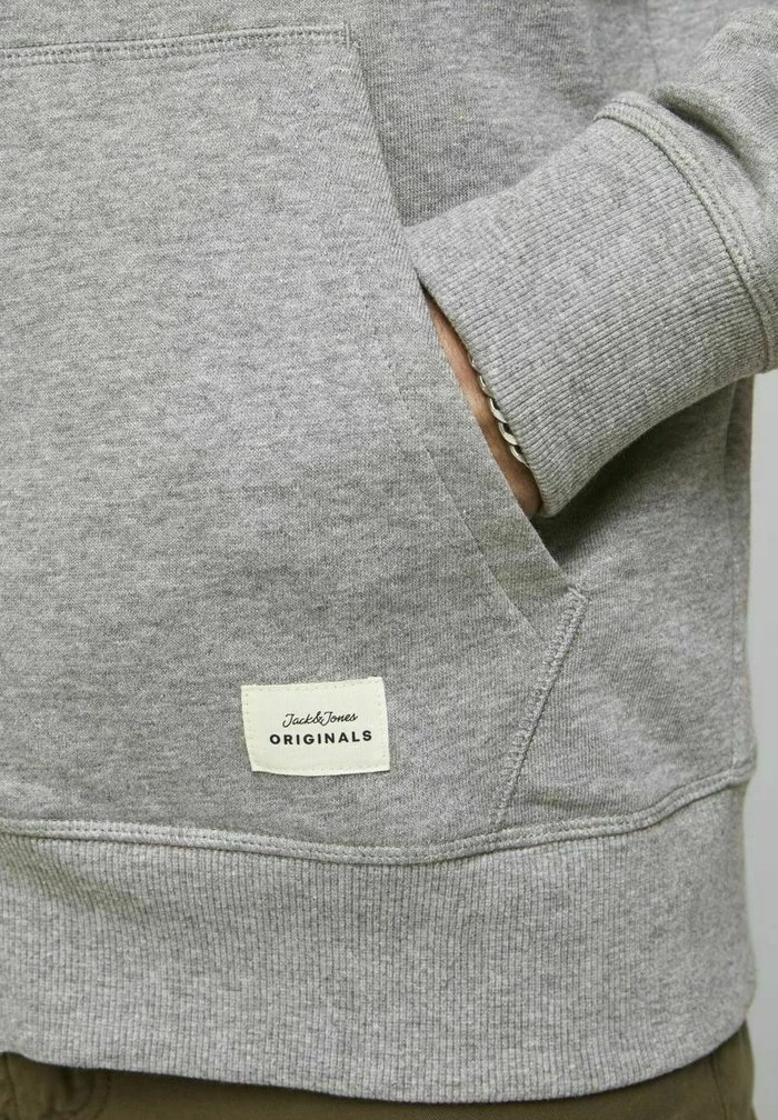 Jack & Jones JORTONS ZIP HOOD - Zip-up Sweatshirt - Light Grey Melange 5 Jack & Jones JORTONS ZIP HOOD - Zip-up Sweatshirt - Light Grey Melange - Image 5