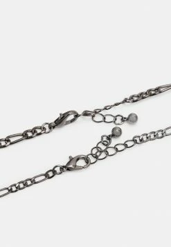 Alternative view of Jack & Jones JACLARIO NECKLACE UNISEX 2 PACK - Necklace - Black