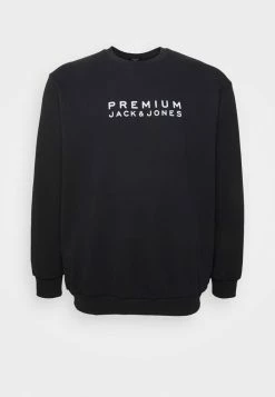 Jack & Jones JPRBLALOGO AUTUMN CREW NECK - Sweatshirt - Black