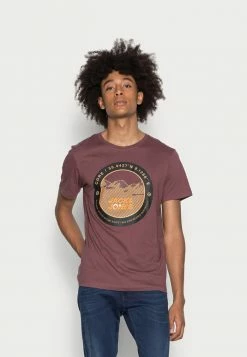 Jack & Jones JCOBILO - Print T-shirt - Catawba Grape