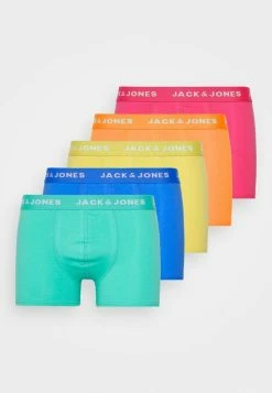 Jack & Jones JACSUMMER COLOR TRUNKS 5 PACK - Pants - Mint Leaf