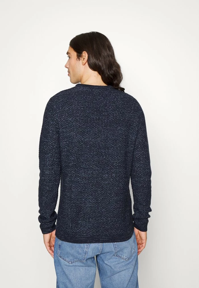 Jack & Jones JJEDAMIAN CREW NECK - Jumper - Navy Blazer 3 Jack & Jones JJEDAMIAN CREW NECK - Jumper - Navy Blazer - Image 3