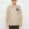 Jack & Jones JJLOCK TEE CREW NECK - Print T-shirt - Crockery