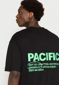 Jack & Jones JORPACIFIC TEE CREW NECK UNISEX - Print T-shirt - Black 9 Jack & Jones JORPACIFIC TEE CREW NECK UNISEX - Print T-shirt - Black -Jack & Jones Shop 2f4dbd51643c45db982787506e3ee9ed