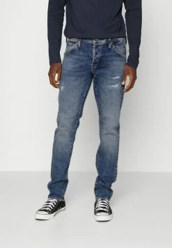 Jack & Jones JJIGLENN JJFOX - Straight Leg Jeans - Blue Denim