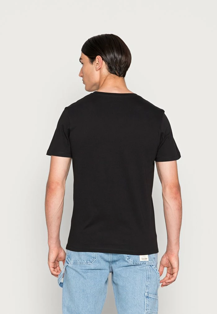 Jack & Jones JJSCRAWL TEE CREW NECK - Print T-shirt - Black 3 Jack & Jones JJSCRAWL TEE CREW NECK - Print T-shirt - Black - Image 3