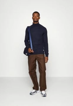Jack & Jones JJPANNEL ROLL NECK - Jumper - Blau