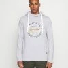 Jack & Jones JORWOODSS HOOD - Sweatshirt - Light Grey Melange