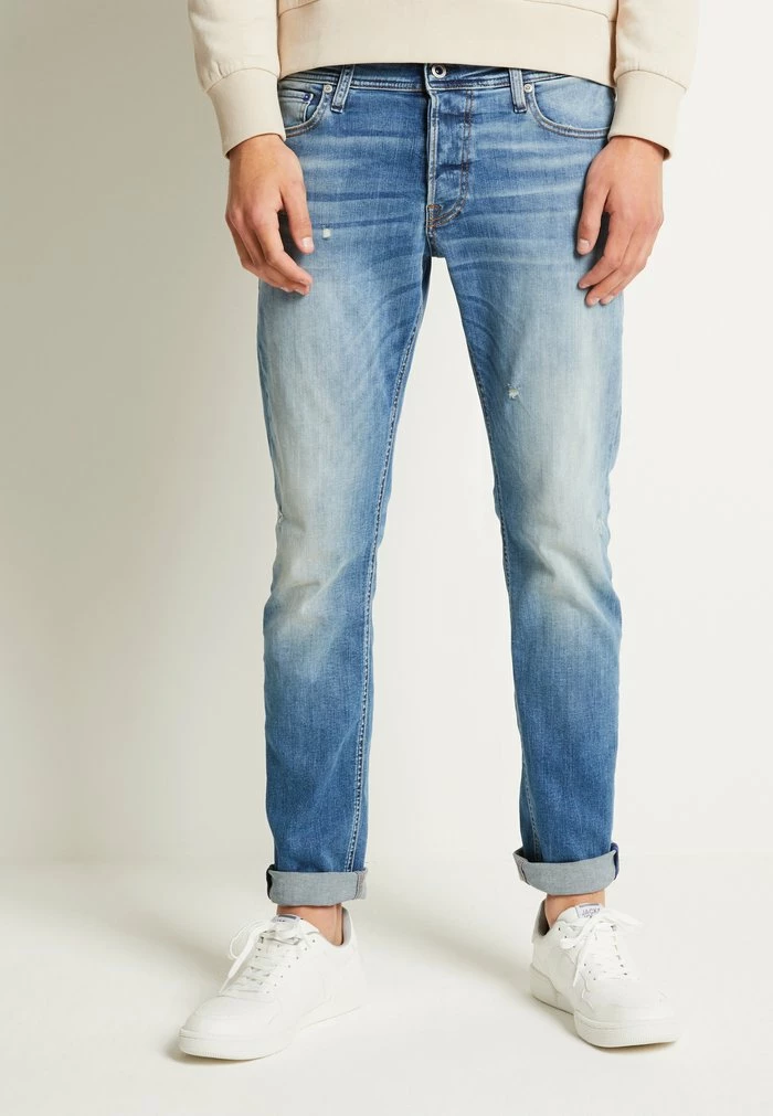 Jack & Jones JJ30GLENN - Slim Fit Jeans - Blue 1 Jack & Jones JJ30GLENN - Slim Fit Jeans - Blue