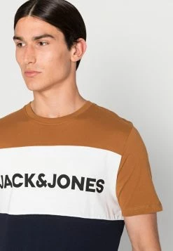 Jack & Jones JJELOGO BLOCKING TEE - Print T-shirt - Rubber 9 Jack & Jones JJELOGO BLOCKING TEE - Print T-shirt - Rubber -Jack & Jones Shop 318b56cbd7ed457db9ec2eaa4957a97d