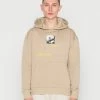 Jack & Jones JJSCRAWL HOOD - Sweatshirt - Crockery