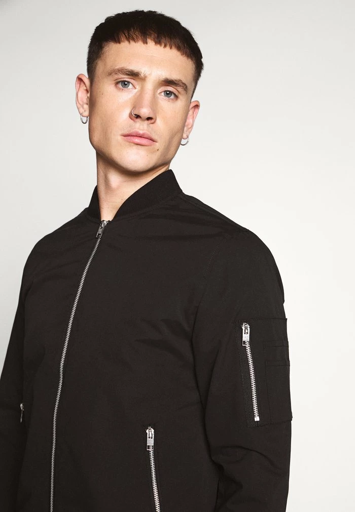 Jack & Jones BOMBER NOOS - Bomber Jacket - Black 5 Jack & Jones BOMBER NOOS - Bomber Jacket - Black - Image 5