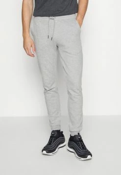 Jack & Jones JPSTWILL JJNEWBASIC - Tracksuit Bottoms - Light Grey Melange